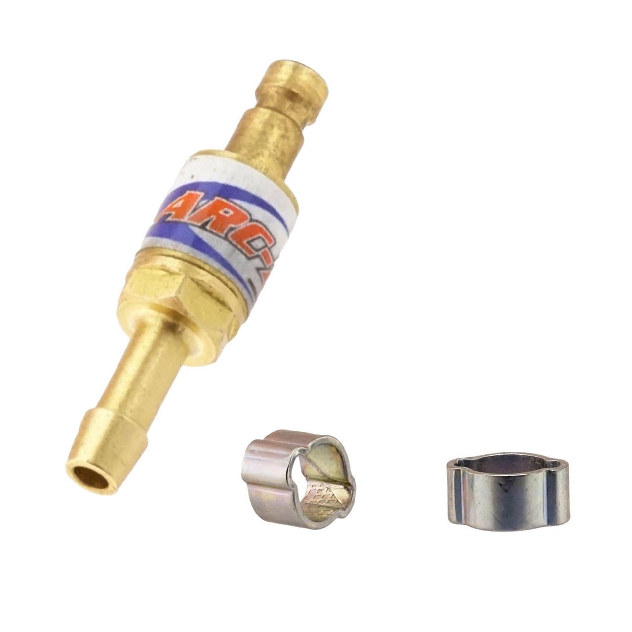 Quick-Release Shut-Off Hose Plugs for TIG Torches