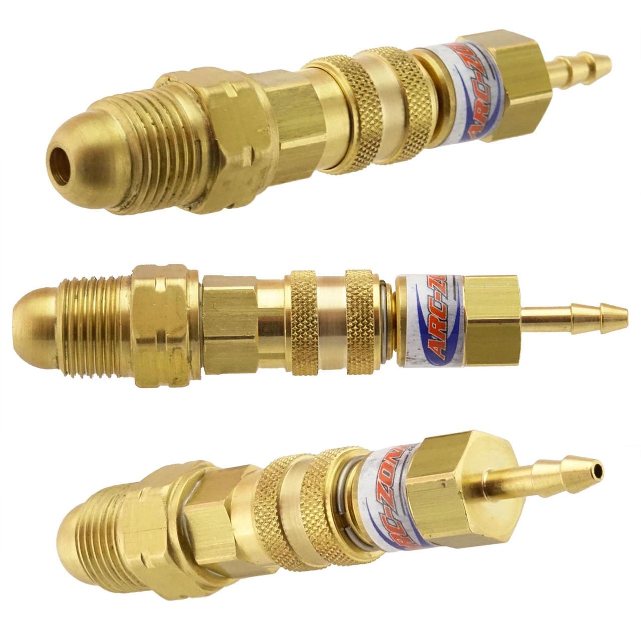 ZeroLoss TIG Hose Kits: Female Couplers & Male Nipples