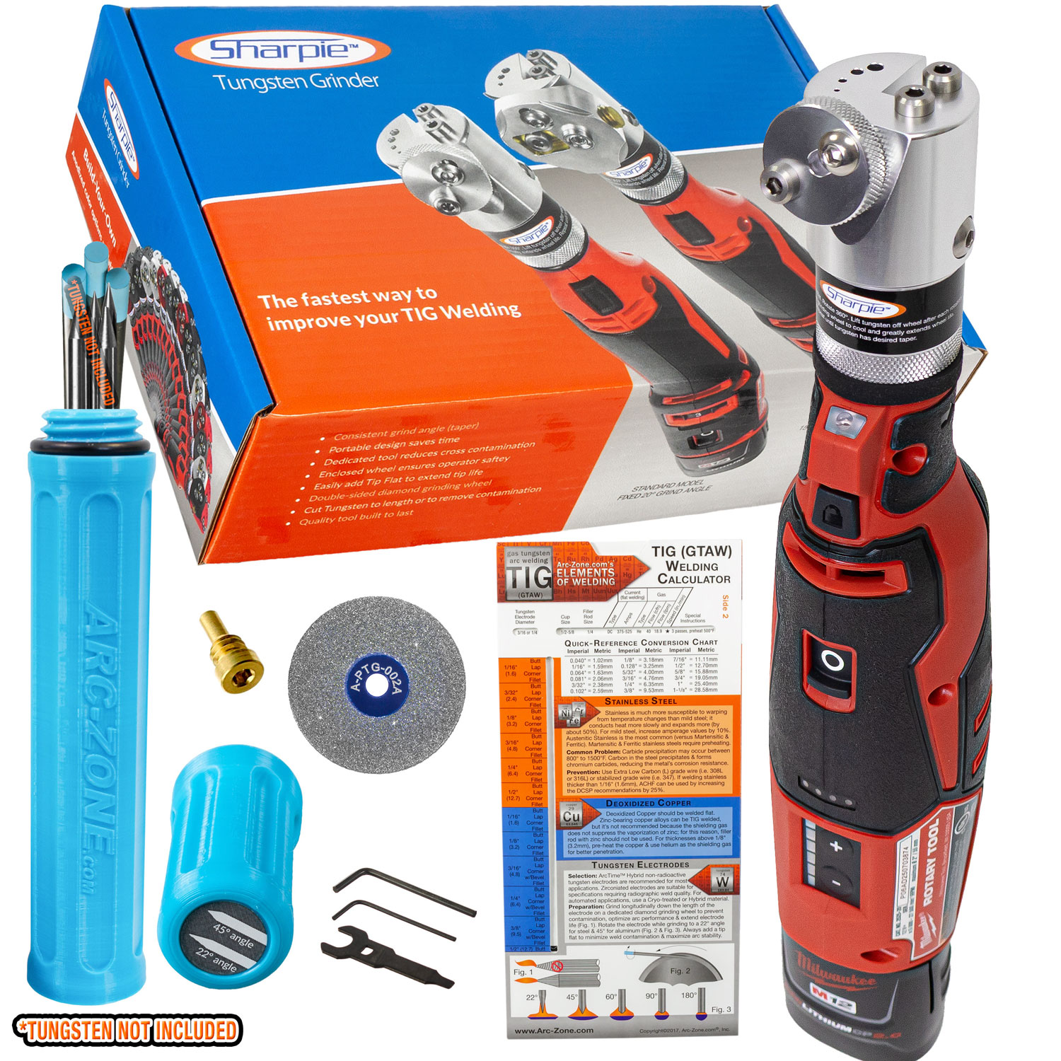 Cordless Sharpie SDCL™ Pro Kit - 20 Degree Fixed Angle