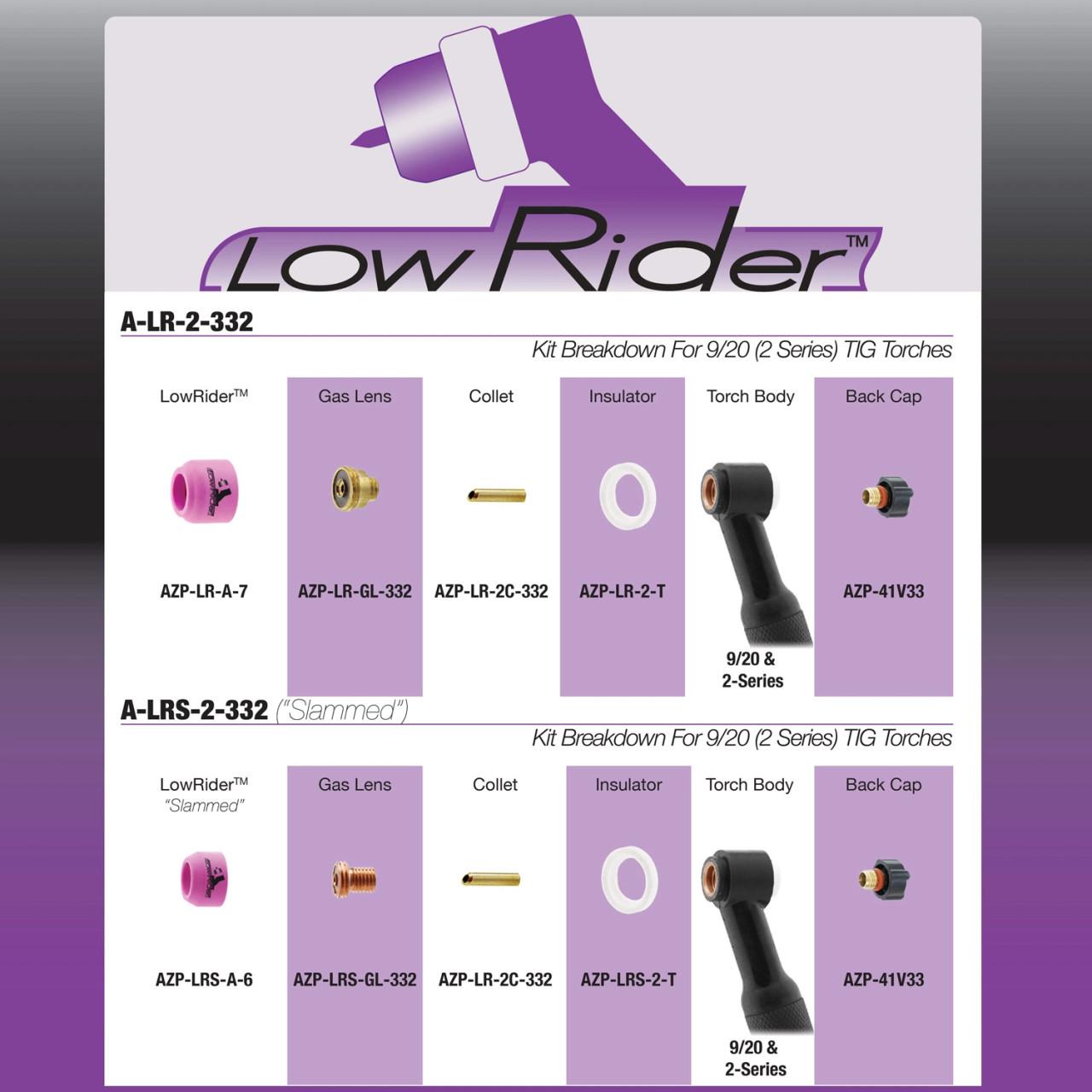 LowRider Gas Lens Kit, 9, 20 & 2 Series | Arc-Zone.com