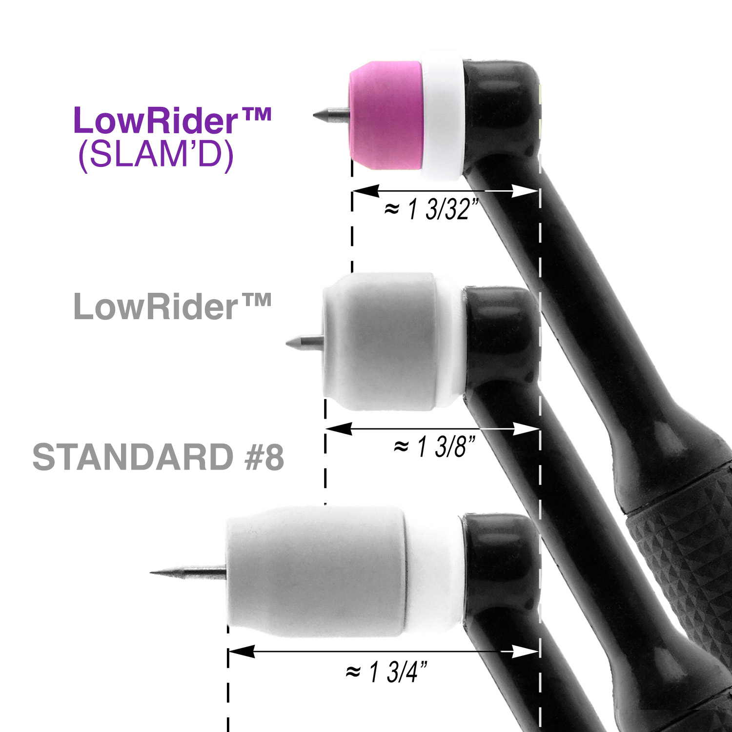 LowRider Slammed Gas Lens Kit, 24 & 8 Series | Arc-Zone.com