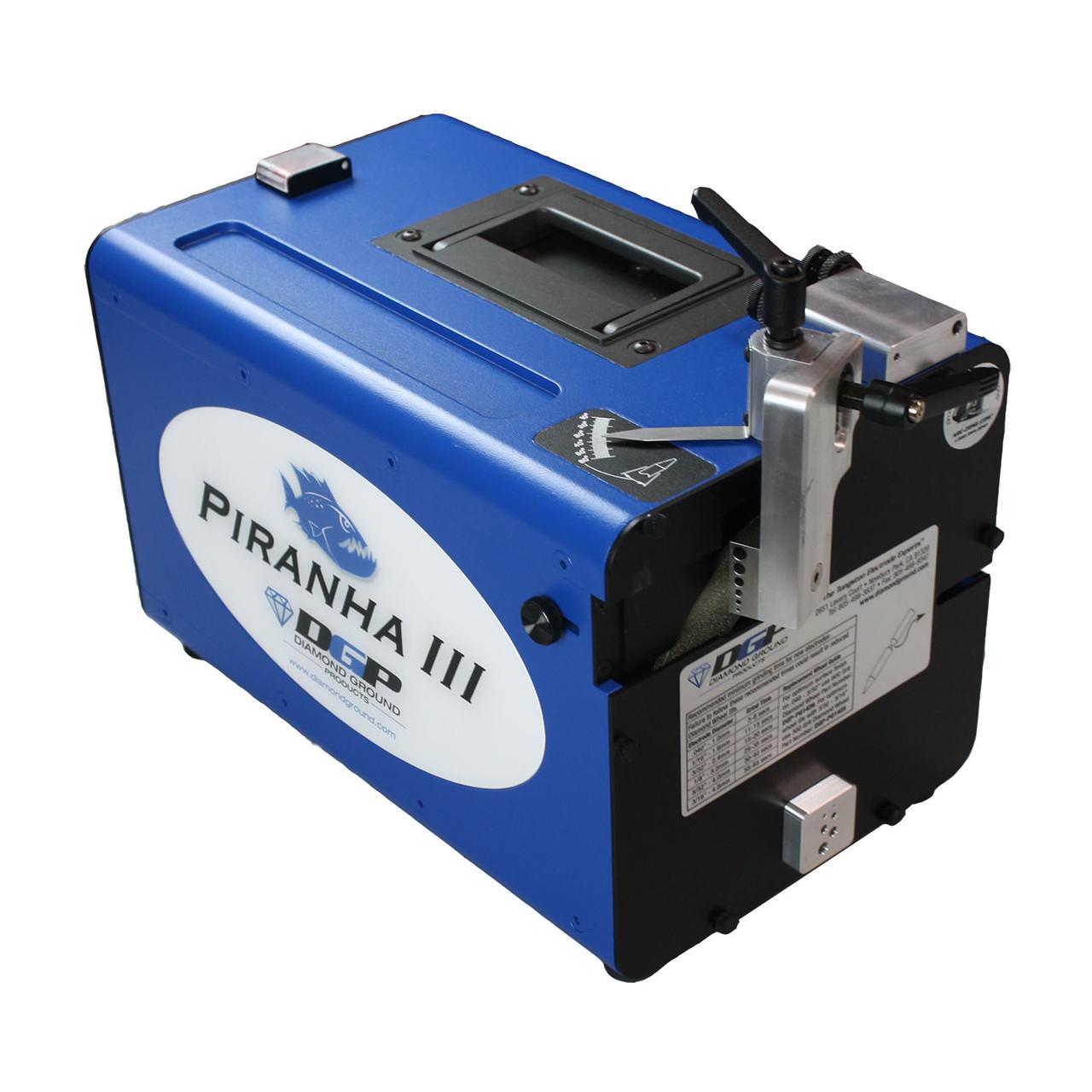 Piranha III-A, HD Tungsten Grinder w/ Dust Collection Cabinet