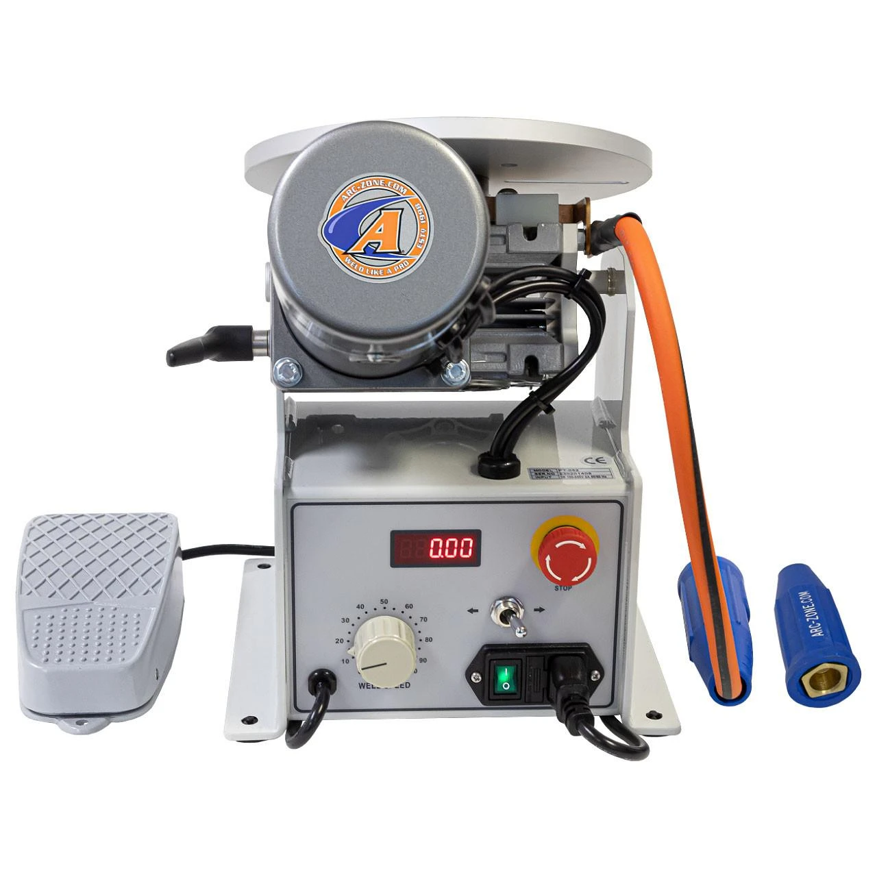 Arc-Zone Pro™ 110 lb Digital Welding Positioner – 0.5–8 RPM Rotary