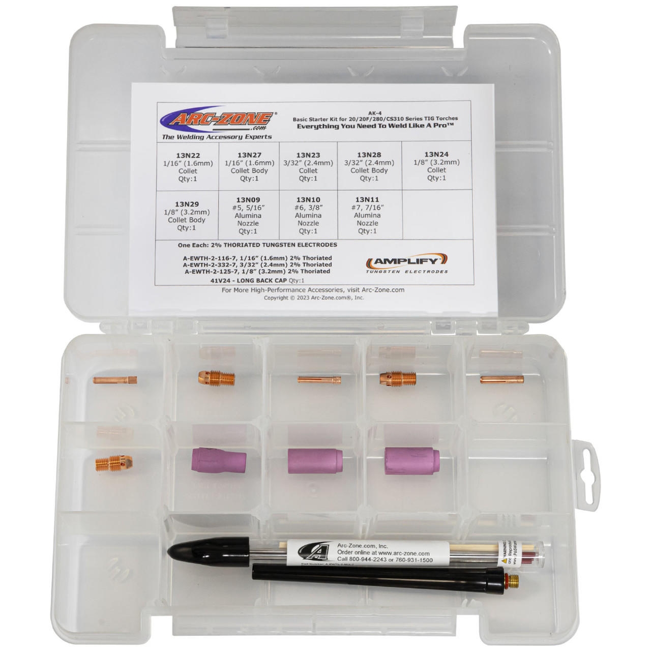 TIG Starter Kit™: 20, W-250, W-280, W-310 & W-375 Torches