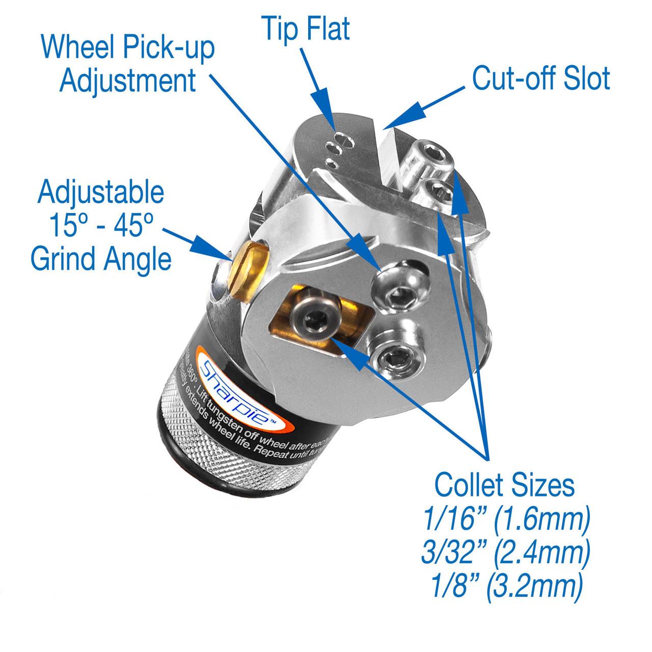 Adjustable Tungsten Grinder Head Kit - Precision Grinding