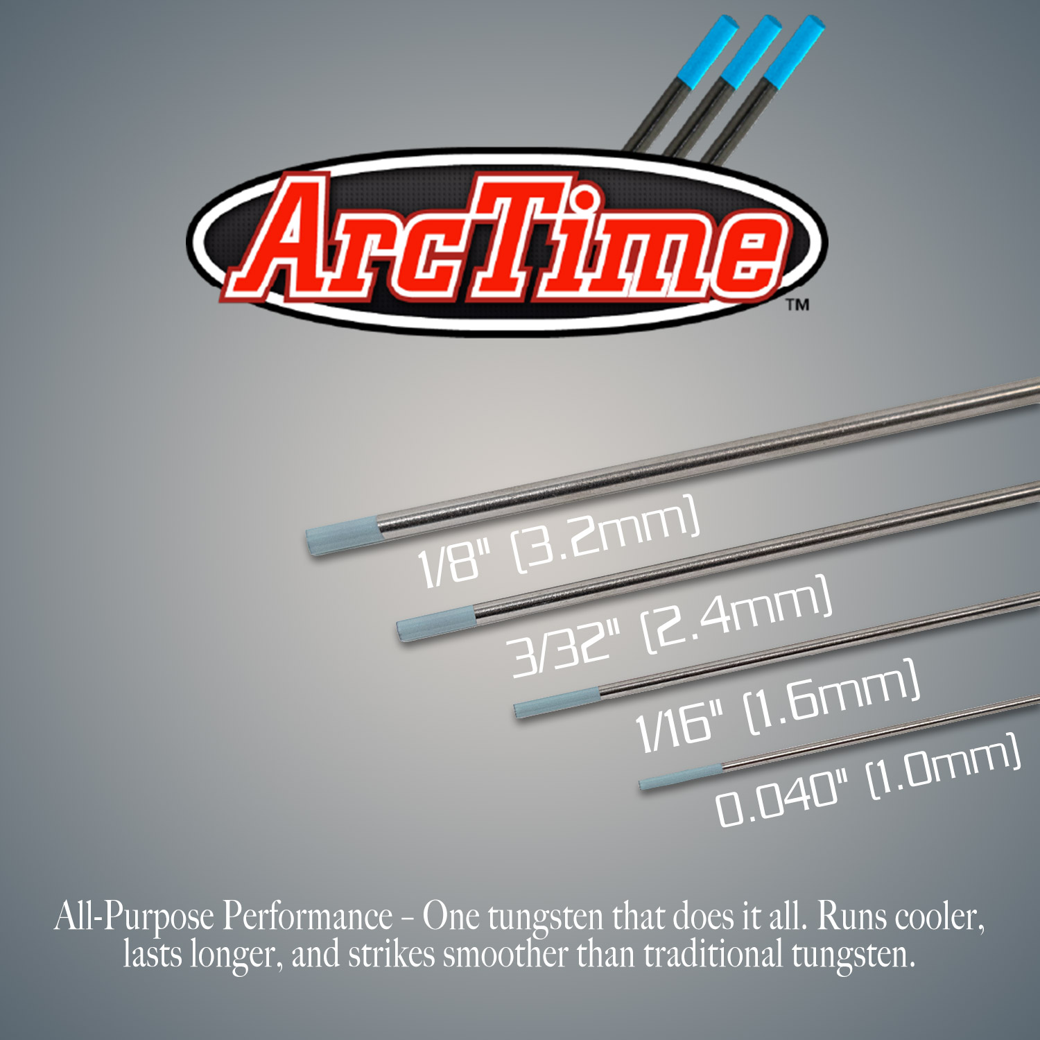 ArcTime Hybrid Sky Blue Tip, Sample Pack | Arc-Zone.com