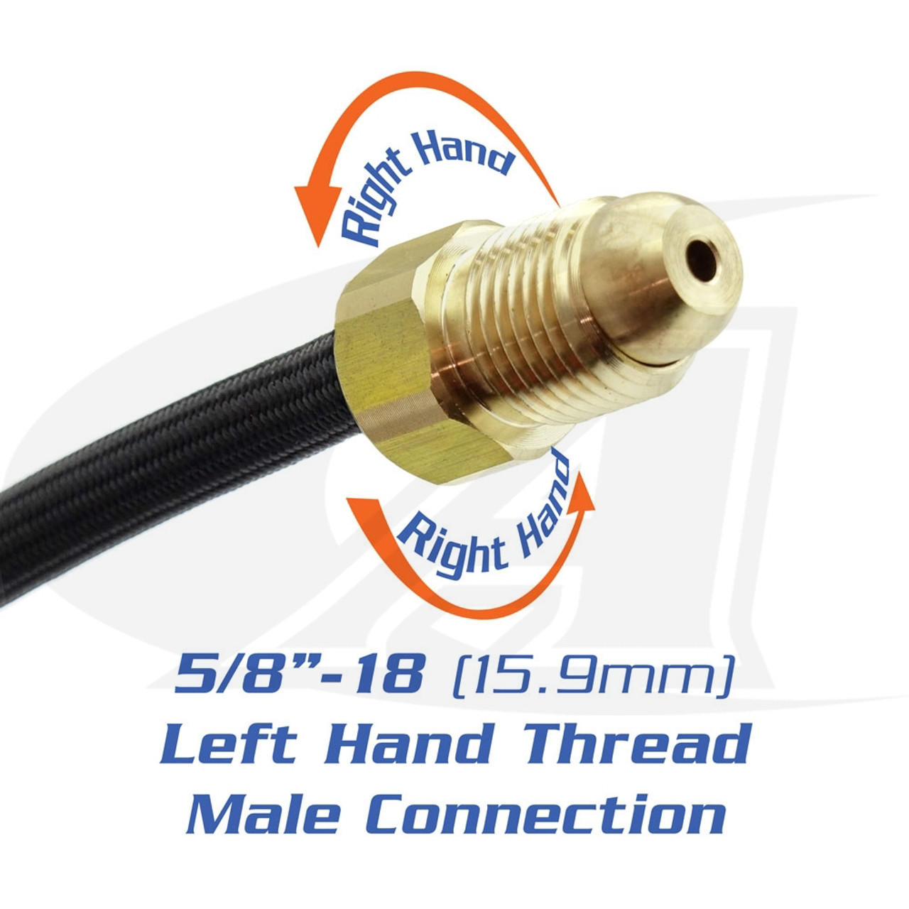 Water-Cooled 300A Flexible 70º Head TIG Torch w/ Valve - Arc