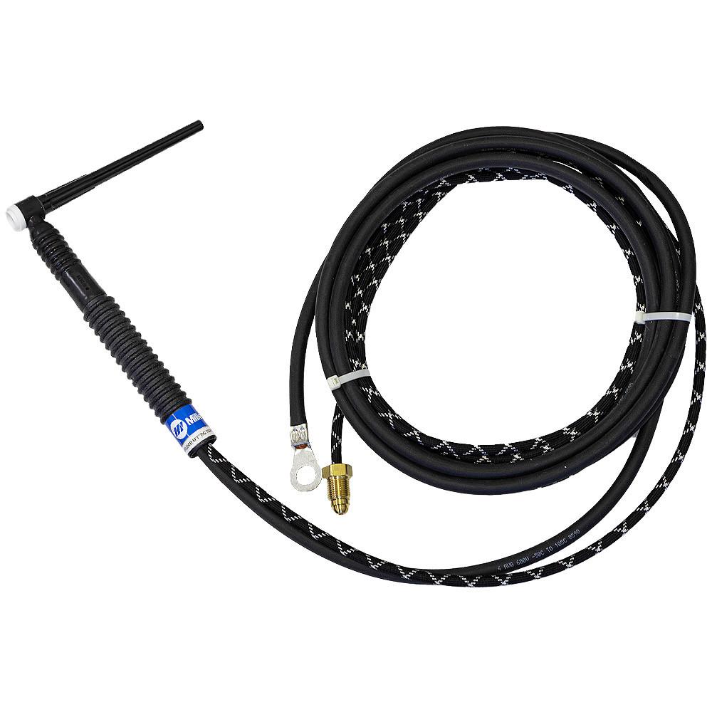 WP-9F Flex Head Air-Cooled, 125Amp 2-Piece Cable - Arc-Zone.com, Inc