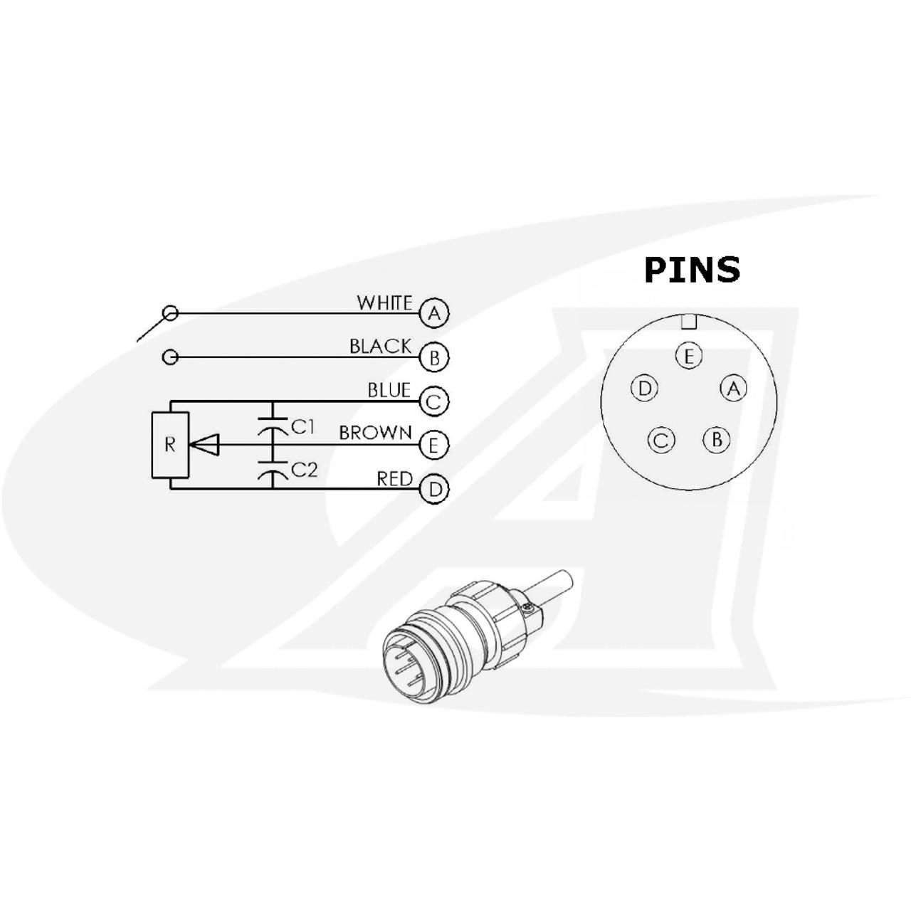 Miller® 14 Pin Momentary Switch, For 18 & 26 TIG Torches