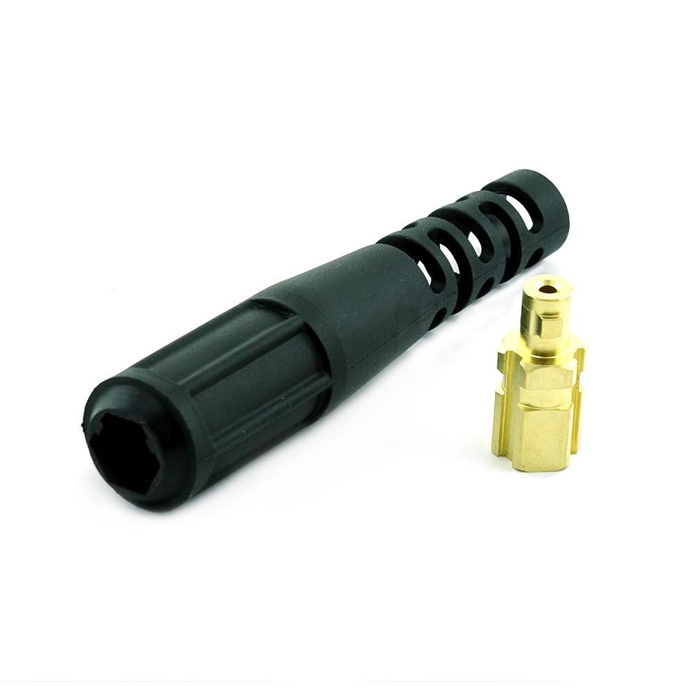 Small Gas-Thru DINSE Male Connector