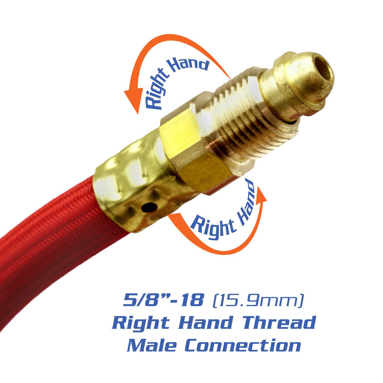 Rigid Head Air-Cooled 200Amp, One-Piece SuperFlex Cable - Arc-Zone