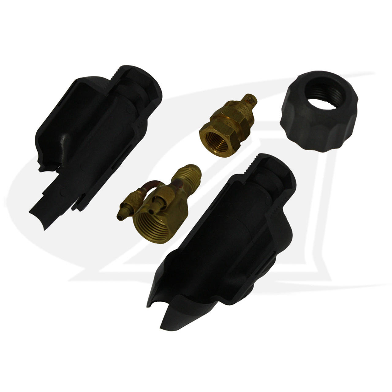 SafeLoc Small Gas-Thru Water-Cooled Connector | Arc-Zone