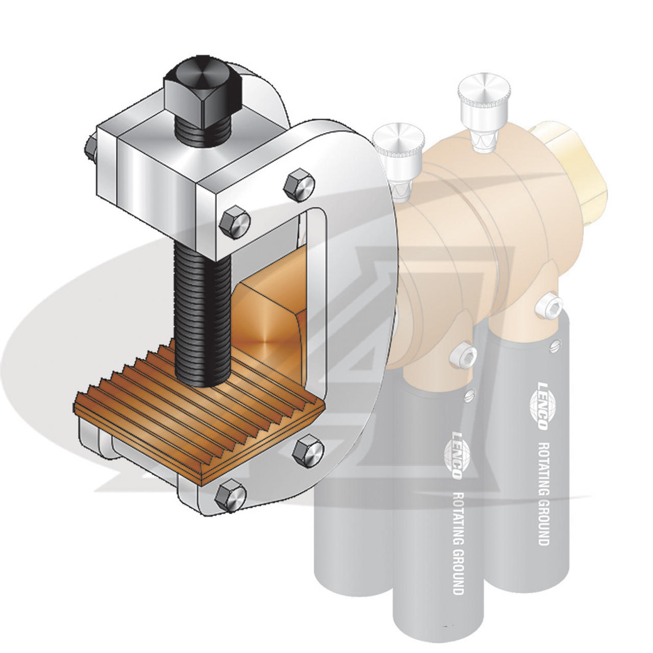 Heavy Duty C-Clamp, 1-3/8