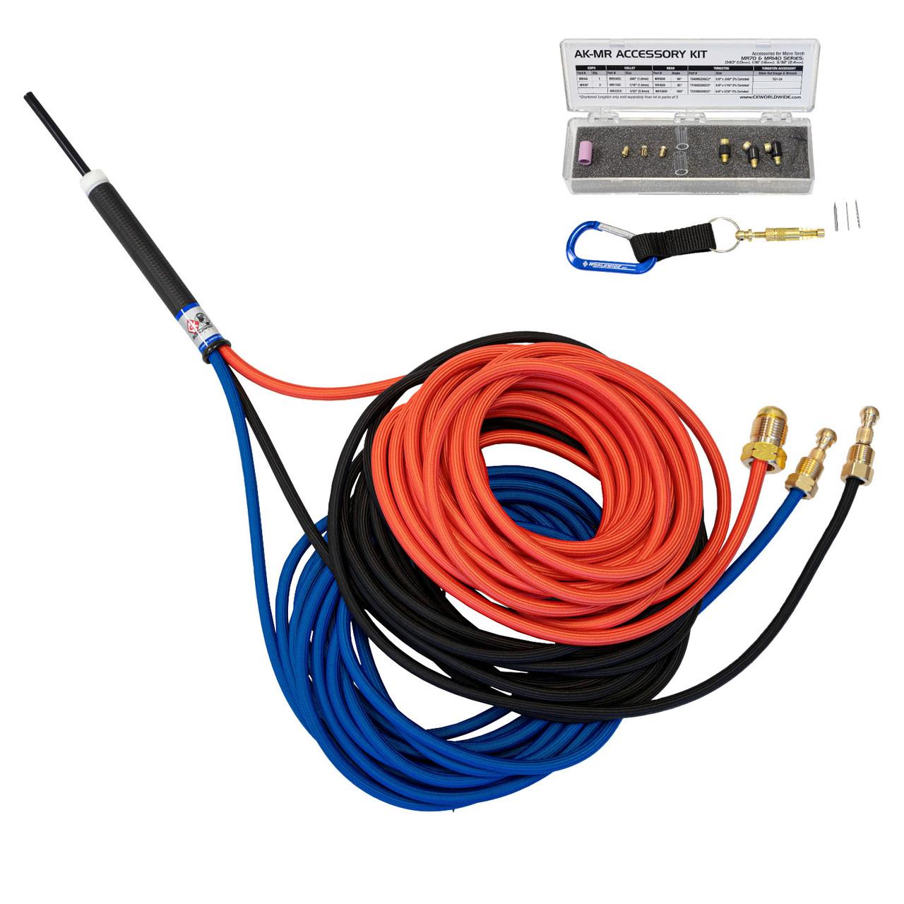 Micro TIG Torch Package, Water-Cooled 140Amp