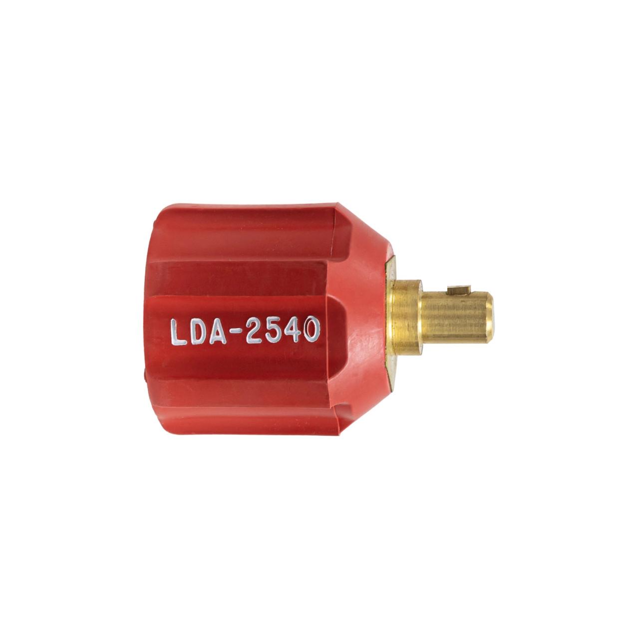Small Red Male Dinse-to-Lenco LC-40 Female | Arc-Zone.com