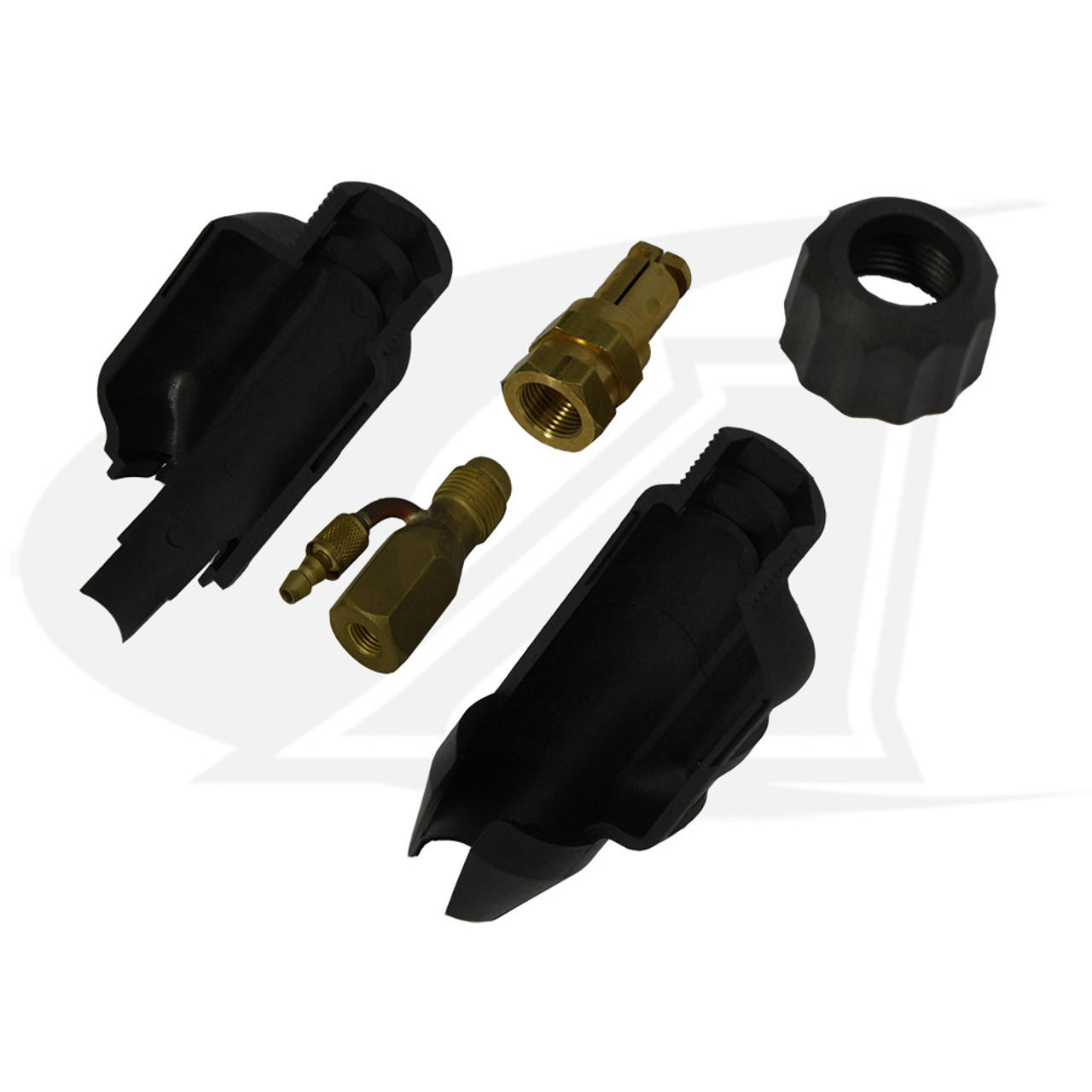 SafeLoc, 150 Amp Tweco Style TIG Connector | Arc-Zone.com SafeLoc, 150 Amp Tweco Style TIG Connector | Arc-Zone.com