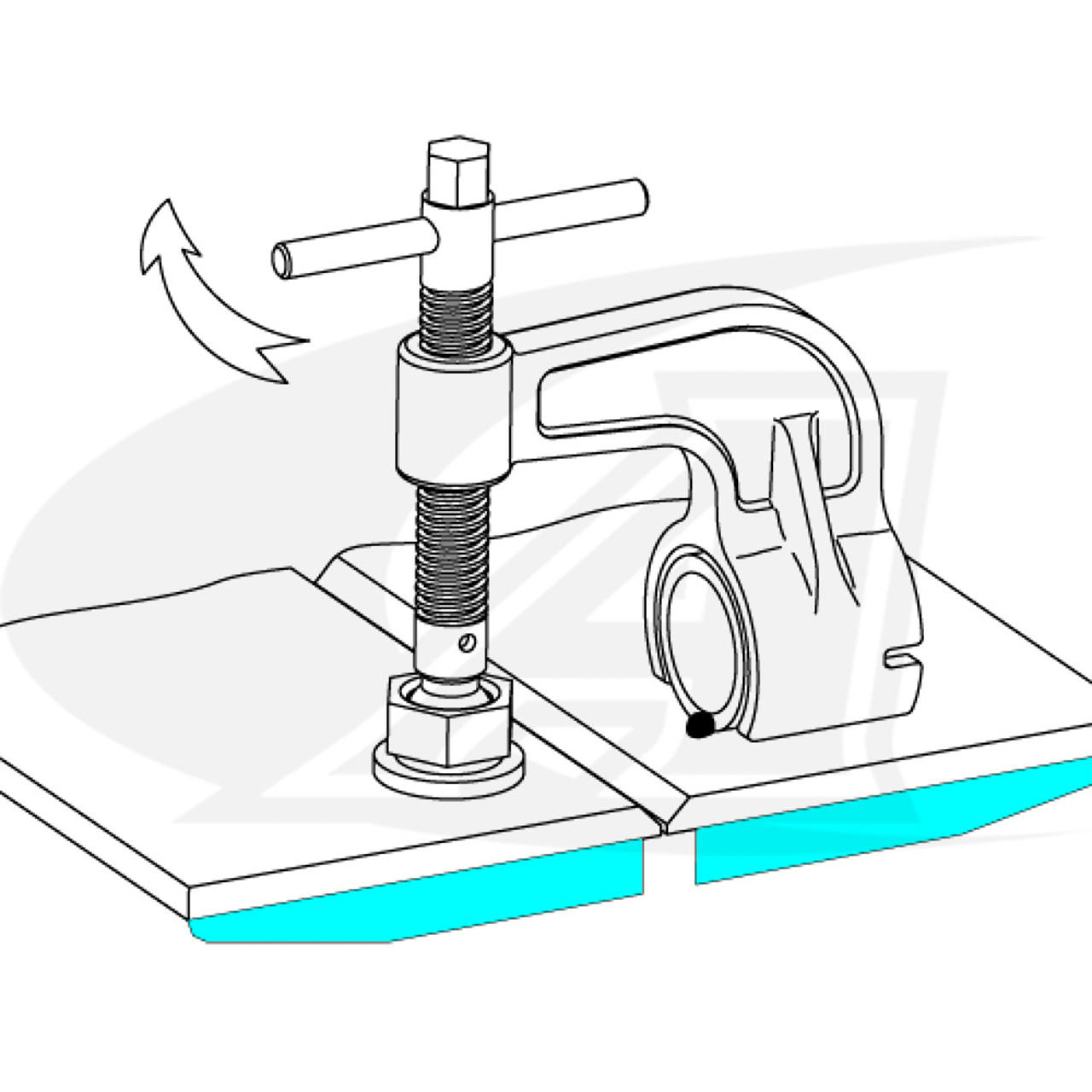 Half Clamp - StrongHand Tools | Arc-Zone.com