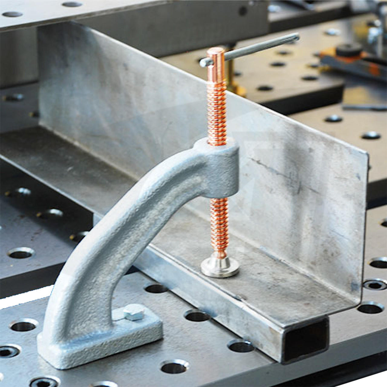 Mounted Hold Down Clamp - StrongHand Tools | Arc-Zone.com