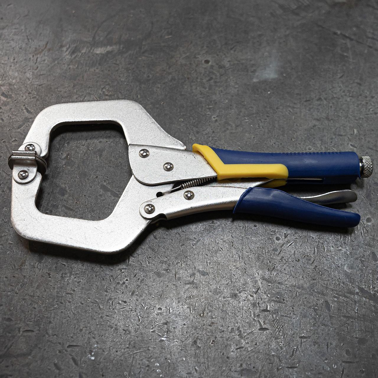 High-Strength Plate Welding C-Clamp Locking Vise Grip with Swivel