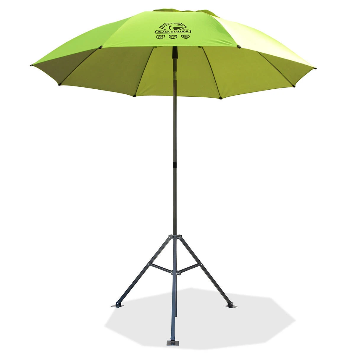 industrial patio umbrella Commercial Cantilever The Black Stallion UB100 Flame Commercial Grade Patio Umbrella Aluminum