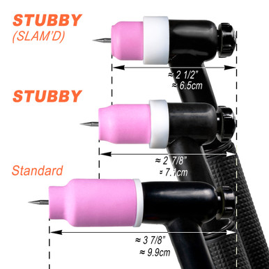 Arc-Zone Pro StubbyCup™  Gas Lens Kit: 17, 18, 26 & 3 Series