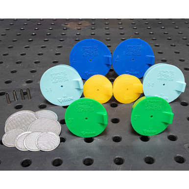 TIG Aesthetics Exhaust Purge Plug, Small Kit, 2.5", 3", 3.5" & 4"