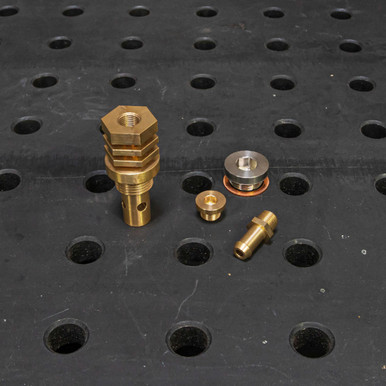 TIG Aesthetics Ultimate Purge / Heat Sink Block Kit for M18 O2 Bung Welds