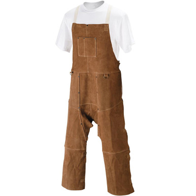 Black Stallion Side Split Cowhide Welding Split-Leg Apron - 42"