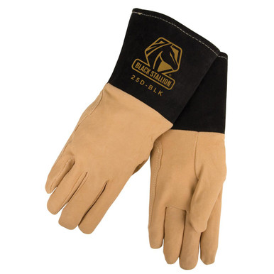 Black Stallion 25D-BLK ClassicTIG™  Deerskin TIG Glove