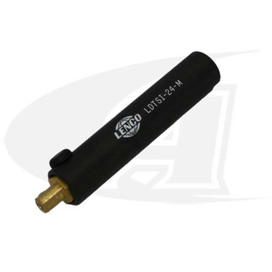 Lenco 80 Amp Small Gas-Thru DINSE Connector For 8 & 24 Torches