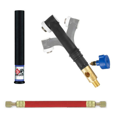 Ck Worldwide Low Profile Flex Head Air Cooled 90amp One Piece Cable W Valve  72206