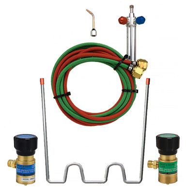 The Small Torch, Package w/ Economy Regulators & Cylinder Stand