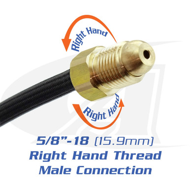 CK Worldwide TrimLine™ Rigid Head, Air-Cooled 210Amp One-Piece Cable w/ Valve