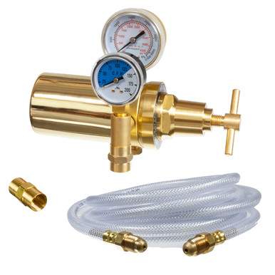 Profax Co2 Heater Flowmeter Regulator 115V U.S. w/Gas Hose - Stop Co2 Freeze-Up!