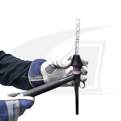 Arc-Zone Pro Shield Gas Flow Test Gauge for TIG, MIG & Plasma