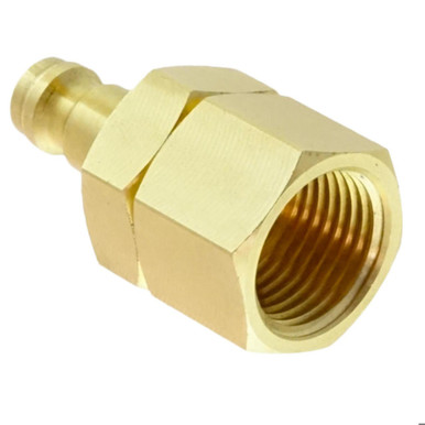 CK Worldwide Quick-Release Single Shut-Off TIG Water Hose Plug (Large Pin)