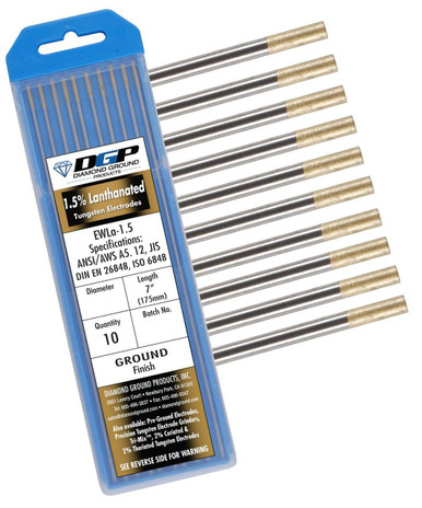 Diamond Ground DGP™ 1.5% Lanthanated - Gold Tip™