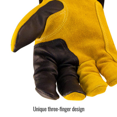 Black Stallion Premium Grain Goatskin & Cowhide TIG Welding Gloves