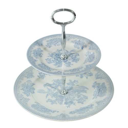 Burleigh Asiatic Pheasant Cake Stand 2tr