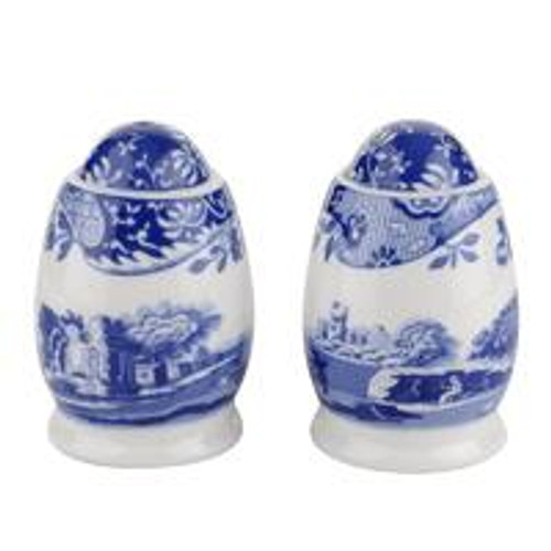 Spode Blue Italian Salt & Pepper 7.5cm. Spode Blue Italian Salt & Pepper 7.5cm.