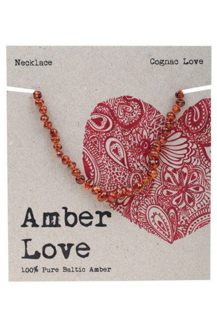 Amber Love Cognac Child Necklace Amber Love Cognac Child Necklace