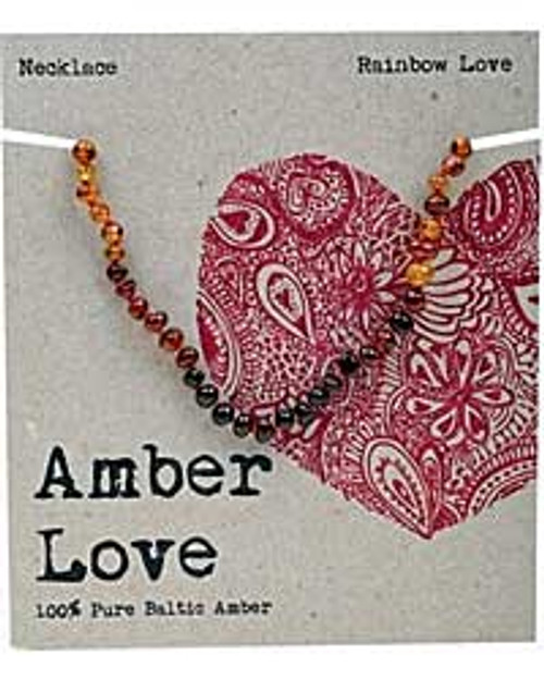 Amber Love Rainbow Child Necklace Amber Love Rainbow Child Necklace