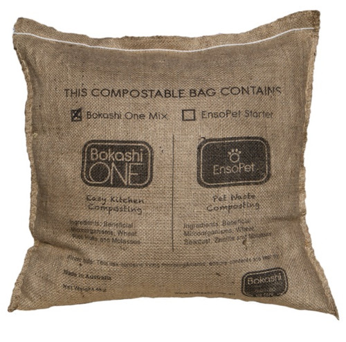 Bokashi One Mix 4kg Hessian Sack Bokashi One Mix 4kg Hessian Sack