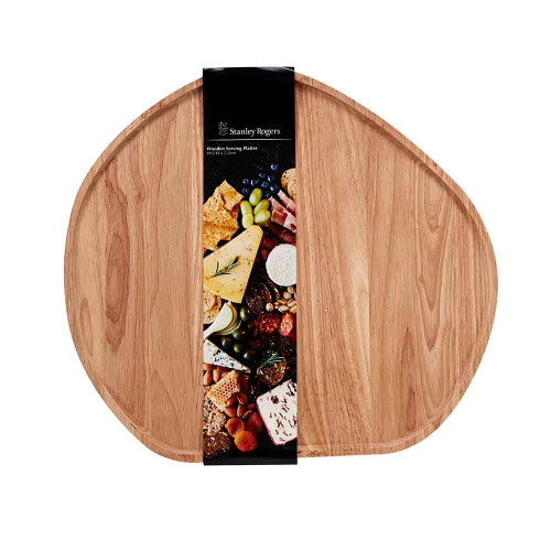 Wooden Platter Rnd Lge