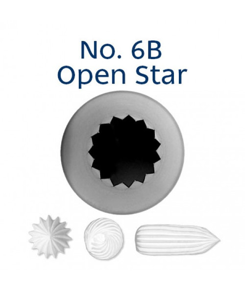 Piping Tip Open Star #6b Piping Tip Open Star #6b