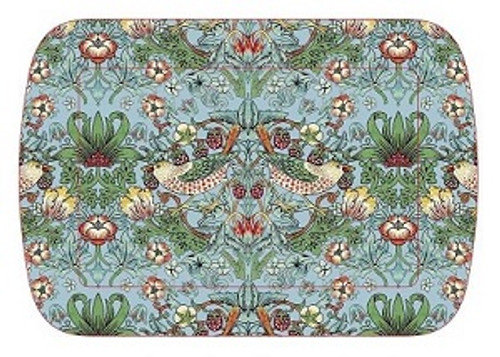 Tray Scatter Strawberry Thief Aqua