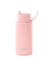 Frank Green Water Bottle 34oz Blushed