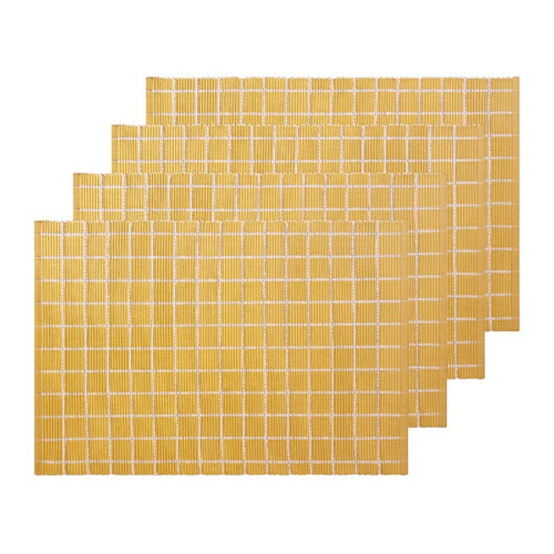 Placemats Set 4 Yellow