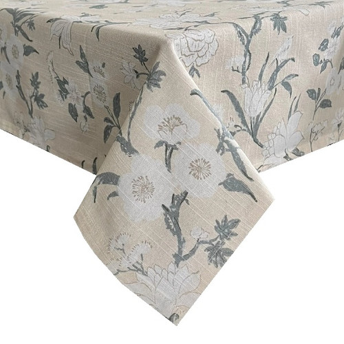 Tablecloth 270cm Nordhem Floral Beige