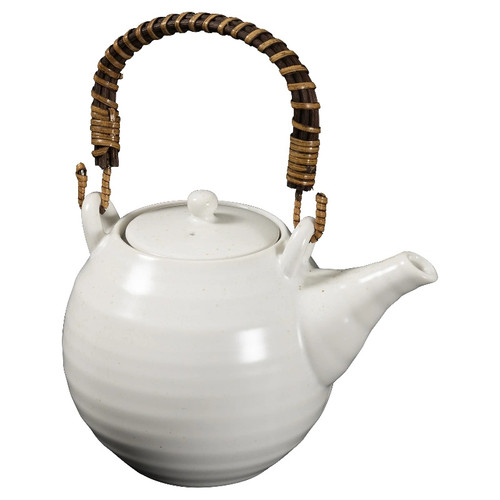 Japanese Teapot 500ml Matt White
